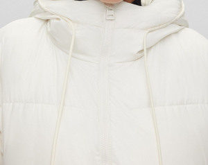 Manteau épais de haute qualité pour femmes, col en fourrure, coton, OEM personnalisé, coupe ample, imperméable, rembourré en coton, doudoune d'hiver - Product Image 2