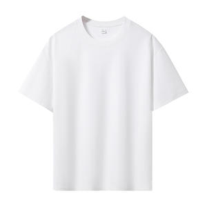 Nouveau T-shirt d'été 100 % coton traité à l'ammoniaque à manches courtes pour hommes et femmes, grande taille, élégant, décontracté, séchage rapide - Product Image 1