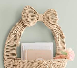 Étagère en rotin naturel fabriquée au Vietnam pour les chambres d'enfants, couleurs personnalisées OEM/ODM, prix de gros disponible. - Product Image 3