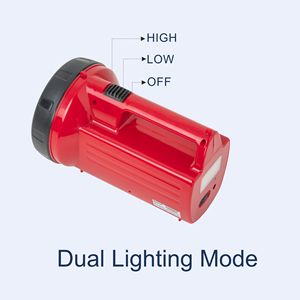 Lámpara de linterna LED portátil de 4000mAh, construcción de ABS robusta y resistente, iluminación potente de larga distancia para sitios de trabajo - Product Image 3