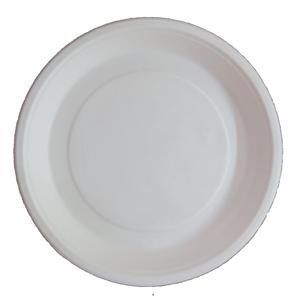 Plato de Pulpa de Bagazo 100% Compostable de 12 Pulgadas, Vajilla Desechable Ecológica para Servir Alimentos a Precio Mayorista - Product Image 1