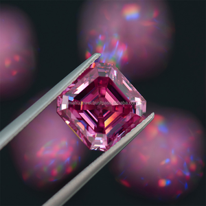 Fancy Vivid Asscher Cut Pink Diamond 1.08ct Vs1 VV1 Asscher Cut GIA Certified Lab Grown Diamond para joyería Diamante Suelto CVD - Product Image 5