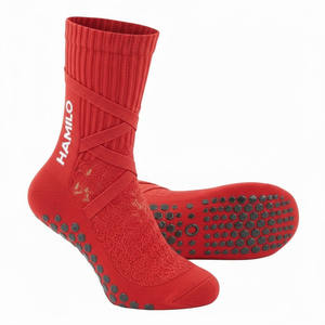 ถุงเท้ากีฬาสำหรับผู้ชาย ผลิตในปากีสถาน ป้องกันการลื่นไถล พร้อมดีไซน์เก็บความร้อนในตัว ออกแบบพิเศษสำหรับฟุตบอลและซอคเกอร์ - Product Image 2