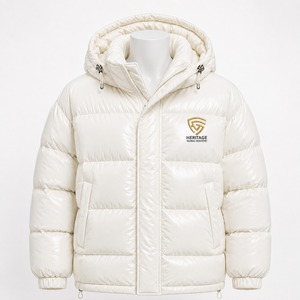 Veste matelassée surdimensionnée pour homme, tissu de haute qualité, options de logo personnalisé, isolation thermique, idéale pour les marques, vente en gros - Product Image 1