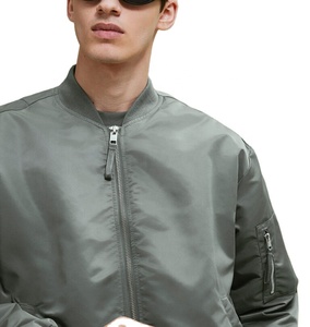 Vente en gros 2025 Logo personnalisé Collège Broderie vierge en vrac Veste personnalisée en gros pour hommes - Product Image 3