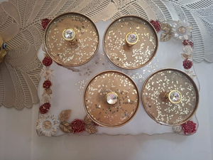 Tarro de Resina para Frutos Secos, Bandeja de Resina, Caja para Dulces, Caja para Snacks, Tarros para Frutos Secos, Utensilios de Cocina, Regalos para Ella, Decoración - Product Image 3