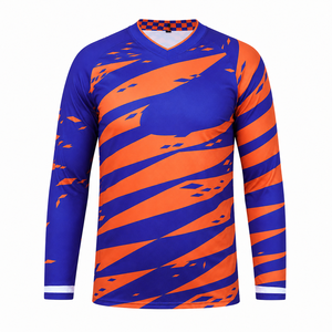 เสื้อเจอร์ซีย์มอเตอร์ไซค์วิบากแบบสั่งทำพิเศษสำหรับทีมดาวน์ฮิลล์ ระบายอากาศได้ดี กันลม ไซส์ใหญ่ แขนยาว สำหรับฤดูร้อน - Product Image 3