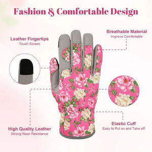 Gants de jardinage personnalisés OEM ODM, paume antidérapante de qualité supérieure, ajustement confortable, gants de travail durables pour l'extérieur, fourniture d'usine - Product Image 2