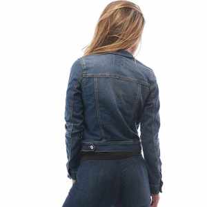 Veste en jean ample pour femme, style oversize, tendance printemps-été, vente en gros - Product Image 2