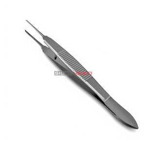 Pinzas de sutura de precisión de 0.3mm con 1x2 dientes, 4 pulgadas, para atar tejidos, instrumento quirúrgico dérmico de acero inoxidable para manipulación de tejidos - Product Image 6