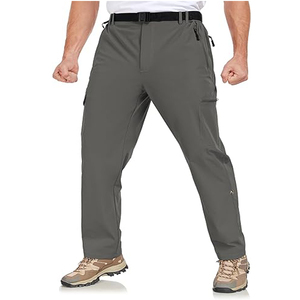 Fournisseur OEM en gros, faible MOQ, pantalon de pêche et de chasse d'extérieur à séchage rapide, respirant, avec entrejambe renforcé et genouillères renforcées - Product Image 1