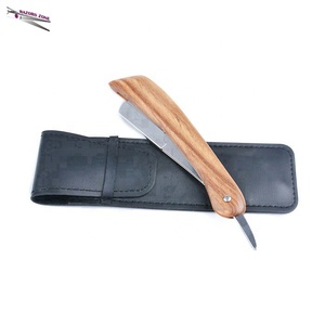 Rasoir droit pliant en acier inoxydable de haute qualité avec logo personnalisé Rasoir de coiffeur remplaçable de style unique Nouveau produit OEM bon marché - Product Image 3