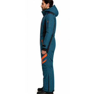 Custom Unisex One Piece Ski Suit Hooded Snowboard <b>Jumpsuit</b> Winter Snow Wear OEM Private Label Manufacturer - Product Image 6