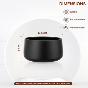 Modern Matte <b>Black</b> Metal Planter Pot for Indoor Plants Decorative Flower Pot for Home Office <b>Table</b> Decor - Product Image 4