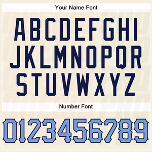 เสื้อเบสบอลโพลีเอสเตอร์ปักลายสำหรับเด็กผู้หญิง แคนาดา อเมริกา สีครีมและลายทางสีกรมท่า เสื้อเบสบอลแท้สำหรับทีมและสโมสร - Product Image 5