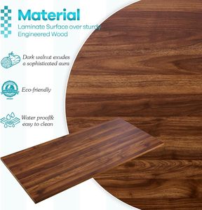 Tablero Rectangular de Madera de Acacia para Mesa, Superficie Moderna de Madera para Escritorio de Oficina, para Patas de Escritorio de Pie, Muebles al por Mayor - Product Image 5