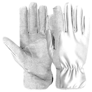 Guantes Unisex de Verano de Cuero de Vaca y Piel de Cabra con Dedos Completos, de Cuero Granulado para Adultos, Protección para Conducir, Deportes, Ciclismo y Pesca - Product Image 3