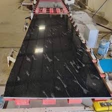 Best finishing natural polished modern Fish Black <b>granite</b> for Airport, Railway Station, Hotel, Villa, Apartment, Office Building - Product Image 4