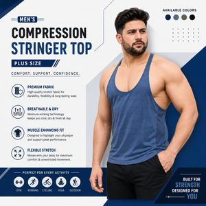 Camiseta sin mangas de alta calidad 100% poliéster con cuello redondo, top de punto para hombre, talla grande, chaleco deportivo estampado con espalda cruzada, individual - Product Image 1