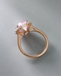 Anillo de Compromiso de Lujo de la Mejor Calidad, Joyería de Boda de Larga Duración, Regalo para Parejas, Disponible al Mejor Precio de Venta - Product Image 3