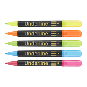 Juego de Marcadores Fluorescentes a Base de Agua, Punta Ancha de 4 mm, Diseño Atractivo con Gancho para Colgar, para Oficina, Banco y Escuela - Product Image 2