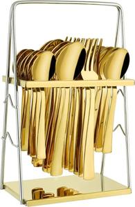 Juego de Cubiertos de Acero Inoxidable Premium, Tenedor, Cuchara, Cuchillo, Vajilla Elegante y Duradera para Cocina, Comedor, Hogar y Restaurante - Product Image 5