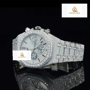 Premium Sparkling Moissanite Diamond Hip Hop Watch Iced Out VVS Style for Men Luxury Events and Fashion Accessories - Product Image 5