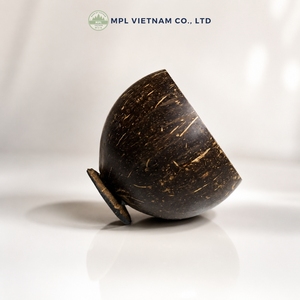 ชามและแก้วขนมหวานทำจากมะพร้าวธรรมชาติ ขนาด 400 มล. เป็นมิตรกับสิ่งแวดล้อม ผลิตด้วยมือ ใช้ซ้ำได้ พร้อมโลโก้สั่งทำ สำหรับเป็นของขวัญ ใช้ในบ้าน - Product Image 4