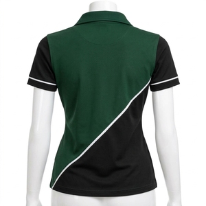 Custom Logo High Quality Polyester/Cotton Blend Breathable Casual <b>Ladies</b> Regular Fit Summer Appliques Golf for <b>Shirts</b> Wholesale - Product Image 2