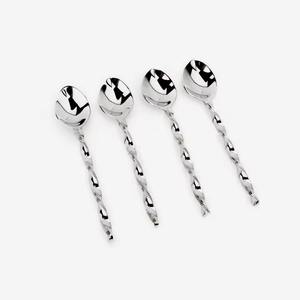 Ensemble de couverts élégants en acier inoxydable, finition argentée, idéal pour les repas quotidiens à la maison et les dîners formels, provenant d'Inde. - Product Image 6