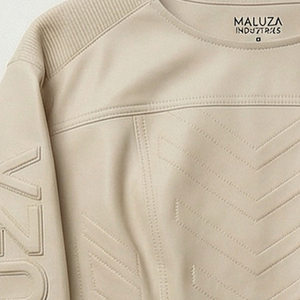 MALUZA INDUSTRIES Top Corto para Mujer, Estilo Urbano, Manga con Estampado Puff, Ropa de Moda Europea Premium - Product Image 2