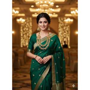 Exclusivo Conjunto de Collar de Oro de Alta Gama, Joyería Étnica de Diseño para Novias, Conjunto de Collar Tradicional para Bodas, Estilo Festivo y de Fiesta - Product Image 3