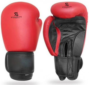 Gants de boxe d'entraînement en cuir véritable avec logo personnalisé et sangle de poignet réglable pour MMA, Muay Thai, Sparring 2026 - Product Image 4