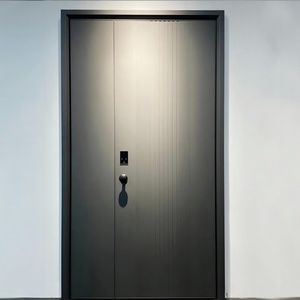<span class=keywords><strong>Porte</strong></span> <span class=keywords><strong>d</strong></span>'<span class=keywords><strong>entrée</strong></span> principale extérieure ignifuge en acier de luxe <span class=keywords><strong>Hormann</strong></span> haute sécurité, <span class=keywords><strong>porte</strong></span> élégante pour les projets de construction <span class=keywords><strong>d</strong></span>'hôtels et de villas - Product Image 5