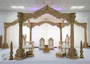 Mandap/Scène ouvert pour événement de mariage sur le thème moghol, style unique, Mandap Maharaja, Mandap/Rajwada, Scène de mariage sud-indienne, États-Unis - Product Image 2