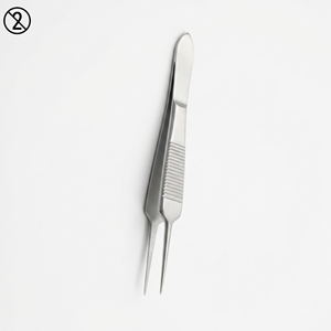 Pinces à tissus St. Martins de haute qualité, 1x2 dents, à usage unique, jetables, pour microchirurgie ophtalmique, en acier inoxydable - Product Image 6