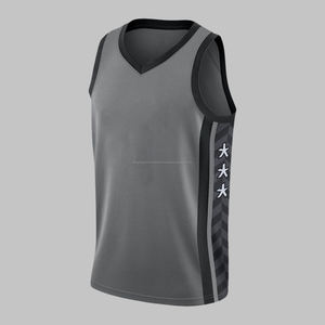 Camiseta de baloncesto bordada personalizada de alta calidad para hombre, ropa deportiva, camisetas transpirables de secado rápido en estilo establecido - Product Image 3