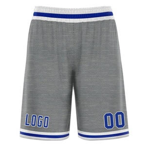 Pantalones Cortos de Baloncesto Deportivos Personalizados para Hombre con Bolsillos, Logotipo OEM, Ajuste Relajado, Malla Transpirable - Product Image 4