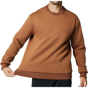 เสื้อสเวตเชิ้ตคอกลมผ้าฝ้ายลำลองสำหรับผู้ชาย ทรงหลวมใส่สบาย เหมาะสำหรับฤดูใบไม้ผลิ ฤดูใบไม้ร่วง ท่องเที่ยว ออกกำลังกาย หรือใส่ในชีวิตประจำวัน - Product Image 3