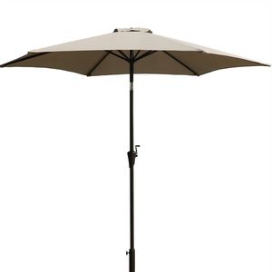 ร่มสนามเสาสีเทาขนาด9นิ้วพร้อมกระเป๋าถือเพื่อความบันเทิงกลางแจ้ง - Product Image 1