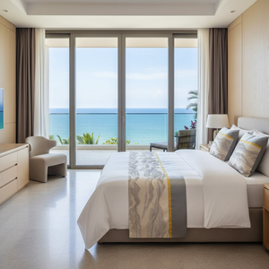 Professional Resort <b>Bedding</b> Collection Soft Breathable Cotton <b>Bedding</b> <b>Set</b> Durable Customized Design All-Season Vietnam for Hotel - Product Image 2