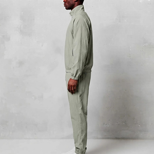 Nouvel Arrivage 2027 – Survêtement Décontracté 2 Pièces en Nylon 100% Coupe Ample, Logo Personnalisé, Style Urbain - Product Image 6