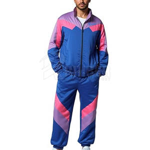 Ensemble coupe-vent personnalisé avec votre logo pour homme, veste légère et pantalon, tenue deux pièces pour les sports de plein air décontractés - Product Image 3