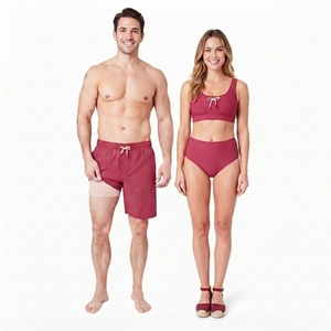Shorts de course 2-en-1 pour hommes avec maille respirante, séchage rapide, poche intégrée, pour fitness et entraînement en salle de sport - Product Image 2
