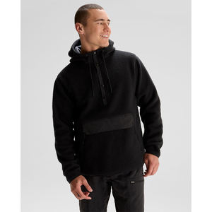 Sweat à capuche oversize en molleton Sherpa épais pour homme, style streetwear, épaules tombantes, haute qualité, mode streetwear, OEM - Product Image 6