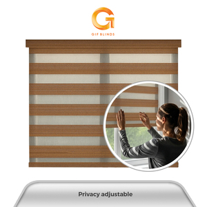Mejor Proveedor de Persianas Zebra con Protección Solar del 50%, Color Marrón ZB91504 198x183cm, para Hogar y Oficina, Superventas en Malasia, Calidad OEM B2B - Product Image 2
