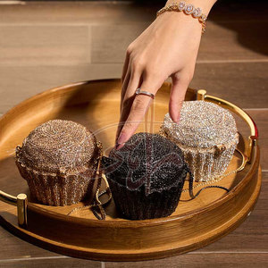 Bolsos de Mano de Moda para Mujer con Borlas de Perlas y Diamantes, Hechos en Pakistán, de Alta Calidad, Personalizables, para Uso Nocturno, Servicios OEM - Product Image 6