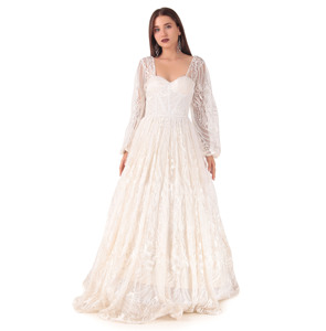 Vestidos de Novia de Alta Calidad 2026, Blancos, con Bordado, Lentejuelas y Forro de Satén, para Fiestas, Nuevo Vestido de Novia - Product Image 6