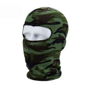 Custom Balaclava Full Face Cover Unisex Outdoor Use 56-58CM Polyester <b>Material</b> <b>Red</b> Black Blue - Product Image 2