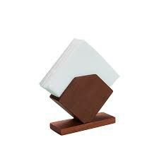 Decorative Wooden Napkin <b>Holder</b> Durable <b>Tissue</b> Stand For Dining Table <b>Kitchen</b> Countertop Home Organizer - Product Image 5